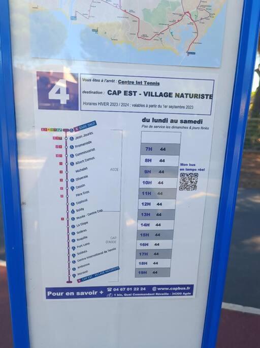 Studio Au Cap D'Agde Dans Les Pinedes Exterior foto