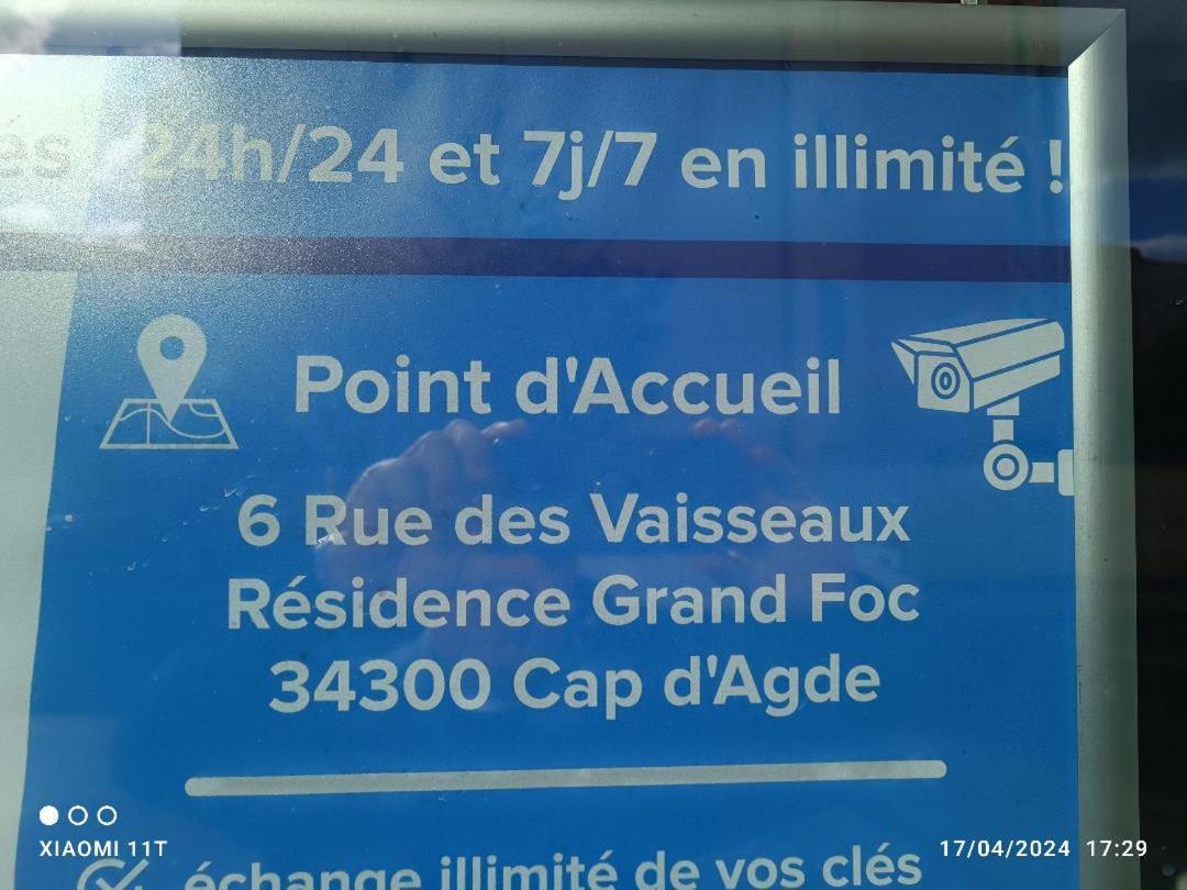 Studio Au Cap D'Agde Dans Les Pinedes Exterior foto